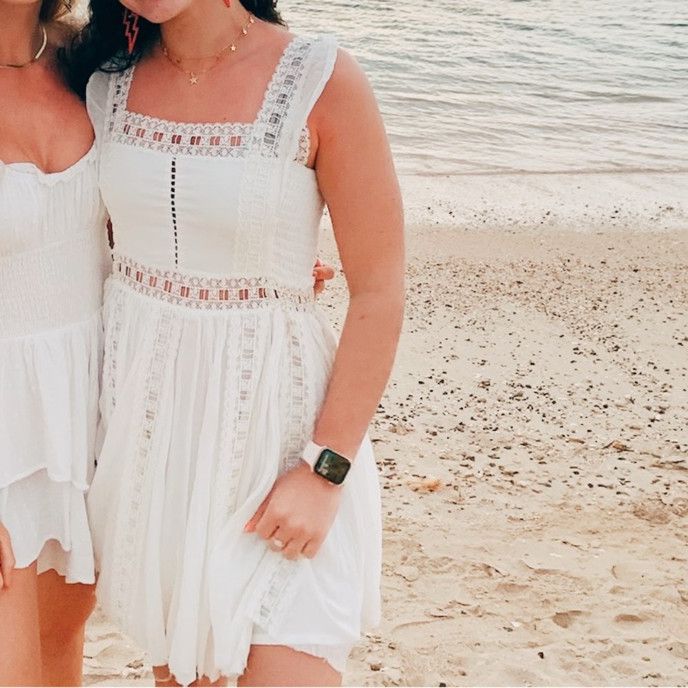 Free People Lace Mini Dress